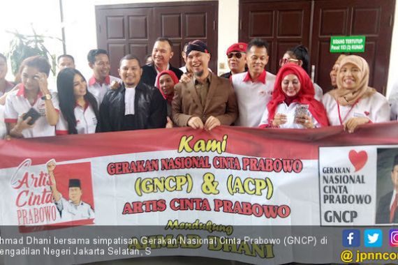 Ditemani Simpatisan Prabowo, Dhani: Ini bentuk Dukungan - JPNN.COM