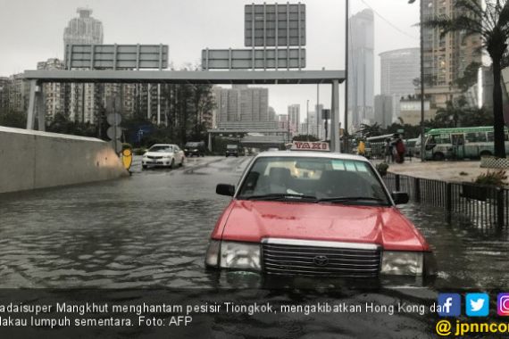 Raja Badai Lumpuhkan Hong Kong dan Macau - JPNN.COM