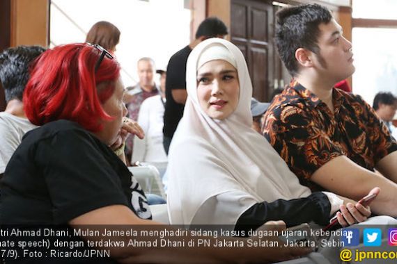 Mulan Jameela dan El Temani Ahmad Dhani Jalani Sidang - JPNN.COM