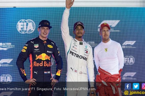 Posisi Pole Bawa Hamilton Genggam Podium F1 Singapura - JPNN.COM