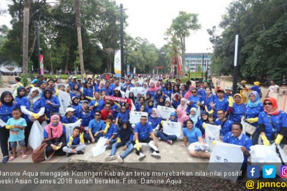 Asian Games Kelar, Danone Aqua Terus Sebar Semangat Kebaikan - JPNN.COM