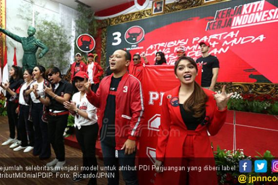 Para Seleb Cantik ini Jadi Model untuk PDI Perjuangan - JPNN.COM