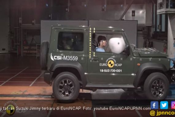 Hasil Uji Tabrak Suzuki Jimny Terbaru di EuroNCAP - JPNN.COM