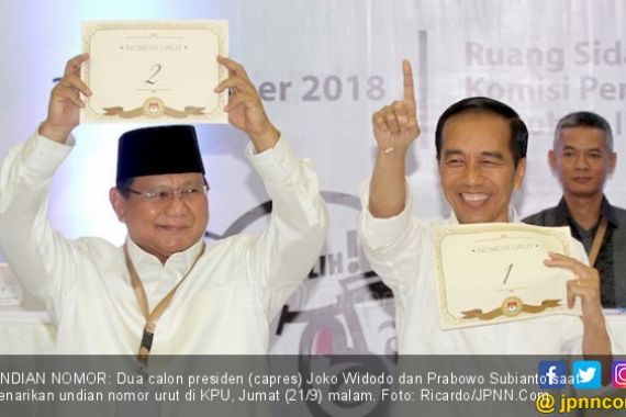Jokowi-Ma'ruf Nomor 1, Prabowo-Sandi Nomor 2 - JPNN.COM