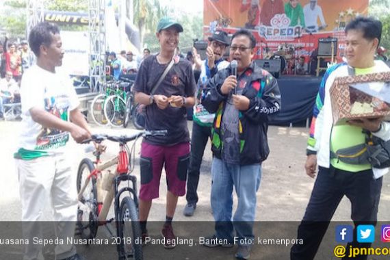 Alun-alun Pandeglang Disesaki 4.000 Peserta Sepeda Nusantara - JPNN.COM