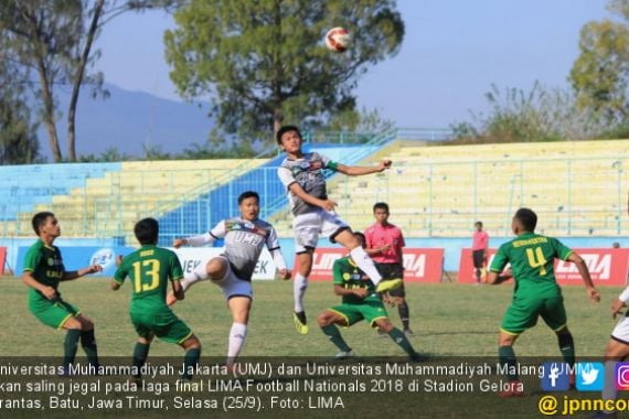 Final LIMA Football Nationals 2018: UMJ Tantang UMM - JPNN.COM