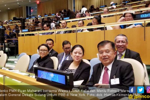 Menko Puan Dampingi Wapres di General Debate Sidang PBB - JPNN.COM