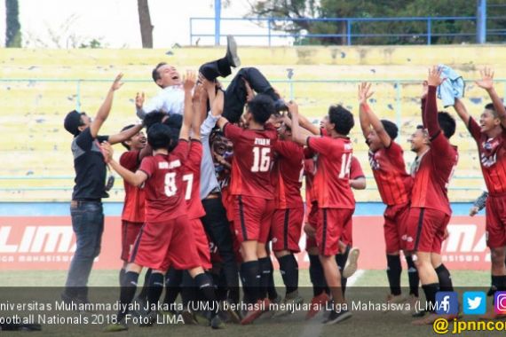 Kalahkan UMM, UMJ Juara LIMA Football Nationals 2018 - JPNN.COM
