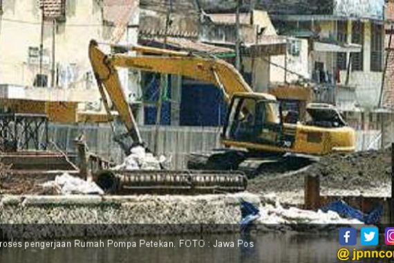 Kebut Pembangunan Rumah Pompa Petekan - JPNN.COM