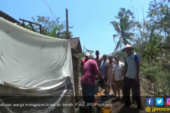 Krisis Air Bersih, Warga di 31 Desa Hanya Mandi Satu Kali - JPNN.COM