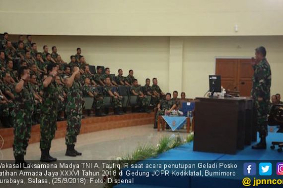 Wakasal Tutup Geladi Posko Latihan Armada Jaya 2018 - JPNN.COM