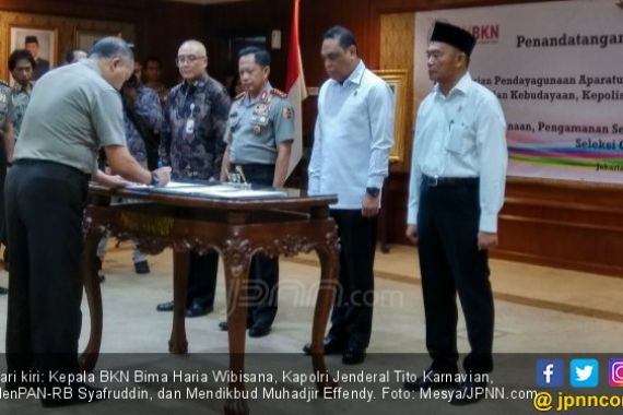 Polisi Ikut Jaga Tes CPNS 2018 untuk Adang Aksi Honorer K2? - JPNN.COM