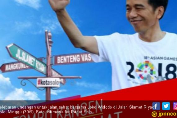 Jalan Sehat Bareng Jokowi Batal, Gantinya Doa untuk Sulteng - JPNN.COM