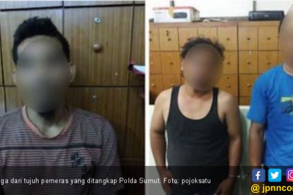 Polisi Tangkap Tujuh Pemeras Sejumlah Swalayan di Medan - JPNN.COM