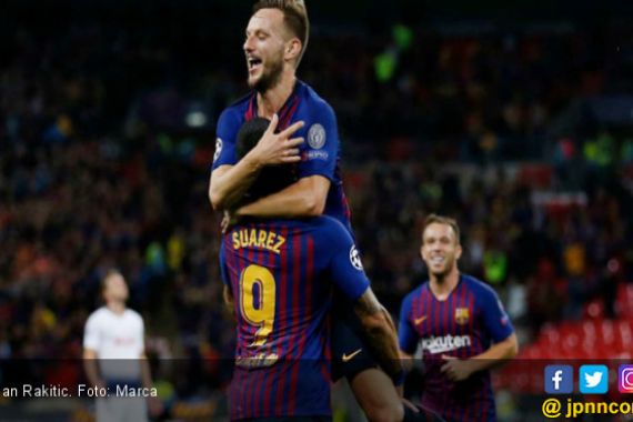 Tendangan Roket Rakitic Tandai Gol ke-600 Barcelona di Eropa - JPNN.COM