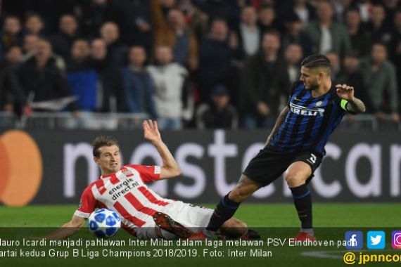 Bawa Inter Milan Tekuk PSV, Icardi Memang Ganteng Maksimal - JPNN.COM