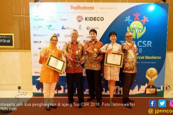 Dua Penghargaan untuk Lintasarta di Ajang Top CSR 2018 - JPNN.COM