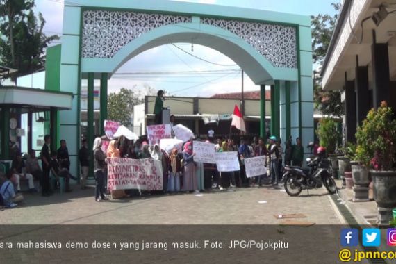 Dosen Jarang Masuk Mengajar, Mahasiswa Gelar Demo - JPNN.COM