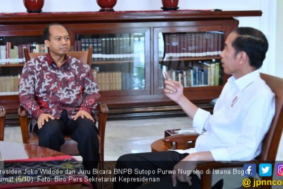 Kekaguman Jokowi pada Sosok Sutopo Si Penyebar Info Bencana - JPNN.COM