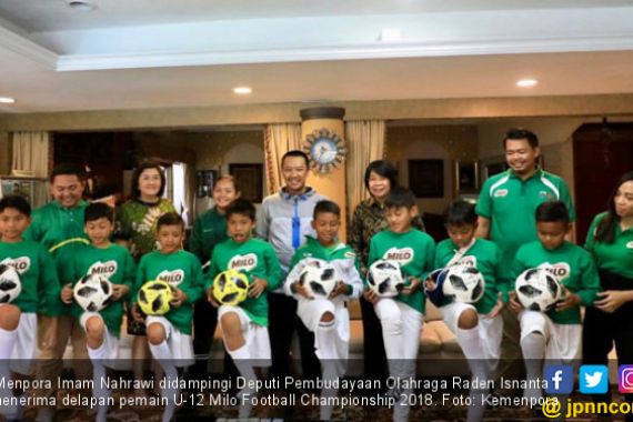 Menpora Senang Nestle Ikut Kembangkan Sepak Bola Indonesia - JPNN.COM