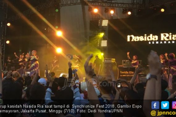 Nasida Ria Ajak Kaum Muda Synchronize Fest 2018 Berkasidah - JPNN.COM