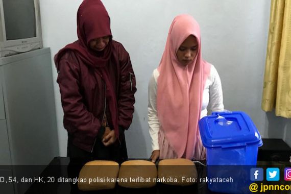 Kirim Ganja ke Jakarta, IRT dan Mahasiswi Diciduk Polisi - JPNN.COM