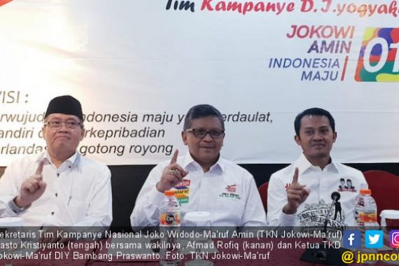 Lantik TKD, Hasto Yakini Jokowi-Ma'ruf Menang 71% di DIY - JPNN.COM
