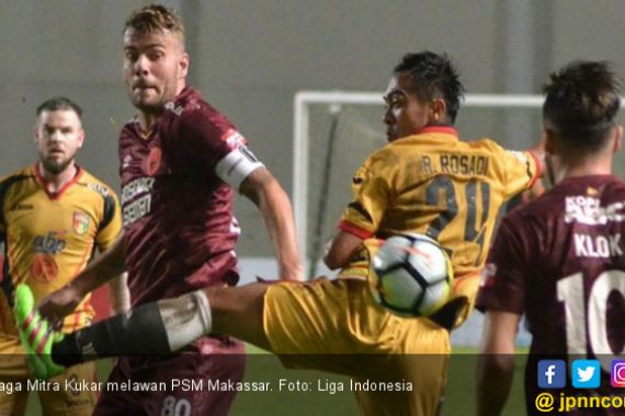 Liga 1 2018: Guy Junior Ngamuk, PSM Hancurkan Mitra Kukar - JPNN.COM