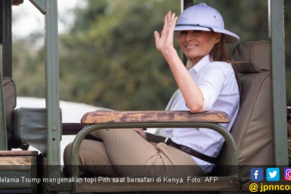 Pakai Topi Penjajah, Melania Trump Dikecam - JPNN.COM