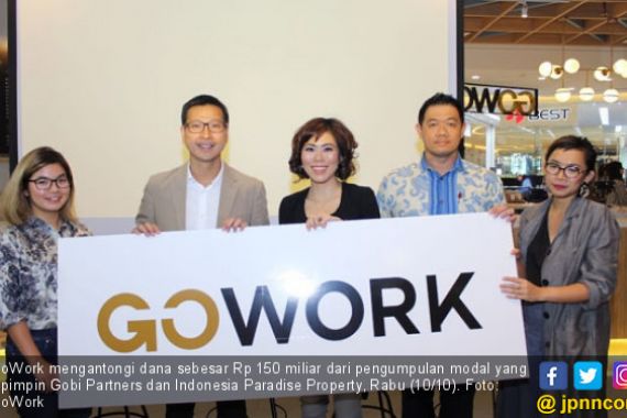 Dipimpin Gobi Partners-Paradise Group, GoWork Raih Rp 150 M - JPNN.COM
