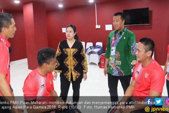 Menko PMK Menyemangati Atlet Asian Para Games Indonesia - JPNN.COM