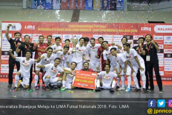 Universitas Brawijaya Melaju ke LIMA Futsal Nationals 2018 - JPNN.COM