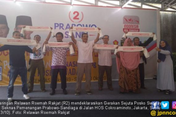 Relawan R2 Siap Bangun 1 Juta Posko Prabowo - Sandiaga - JPNN.COM