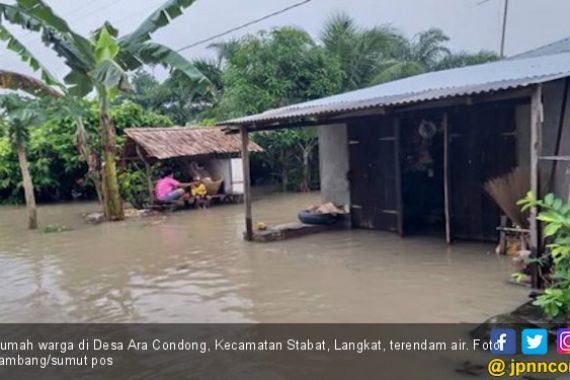 Banjir di Langkat Meluas, Ribuan Rumah dan Sawah Terendam - JPNN.COM