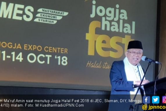 Tutup Pameran Kuliner, Kiai Ma'ruf Serukan Halal is My Life - JPNN.COM