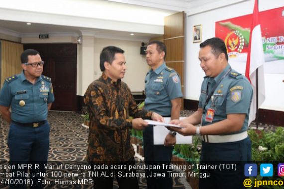 MPR Ajak TNI AL Menyosialisasikan Pancasila ke Masyarakat - JPNN.COM