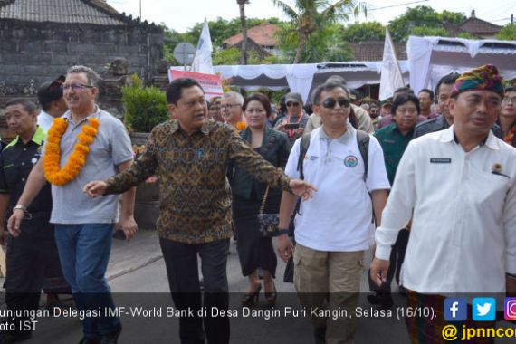 Delegasi IMF-WB Study Langsung ke Desa Dangin Puri Kangin - JPNN.COM