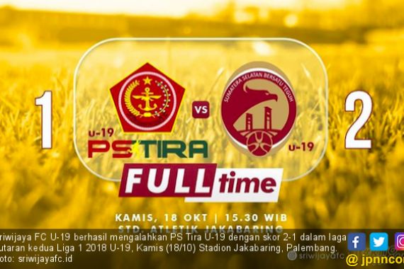 Sriwijaya FC Petik Poin Perdana di Putaran Kedua Liga 1 U-19 - JPNN.COM