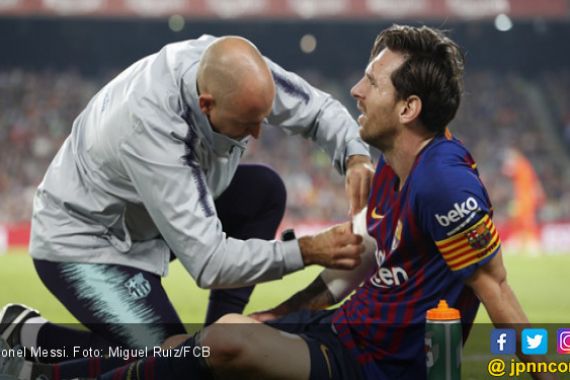 Cedera Lengan Kanan, Lionel Messi Absen 6 Pertandingan - JPNN.COM