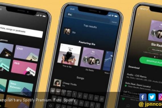 Konon, Spotify Bakal Menambah Fitur Video Musik di Layanannya - JPNN.COM