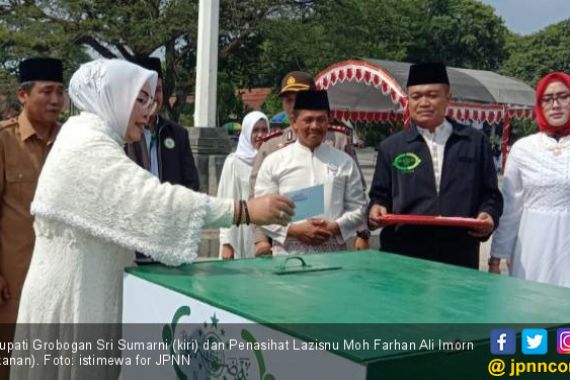 Peringatan Hari Santri Sekaligus Peresmian LAZISNU Grobogan - JPNN.COM