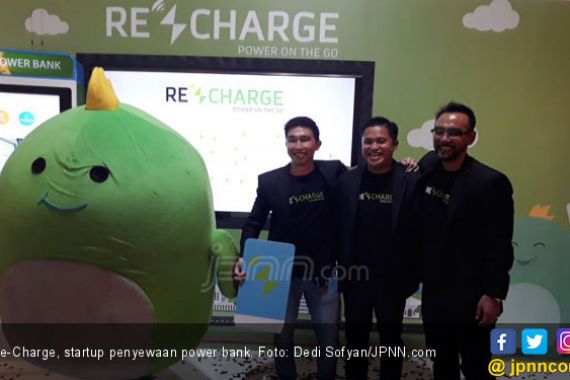 ReCharge, Layanan Sewa Power Bank Berbasis Aplikasi - JPNN.COM