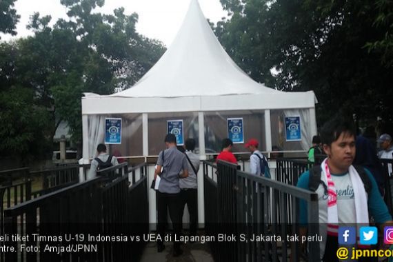 Antrean Tiket Laga Timnas U-19 Indonesia vs UEA Masih Sepi - JPNN.COM