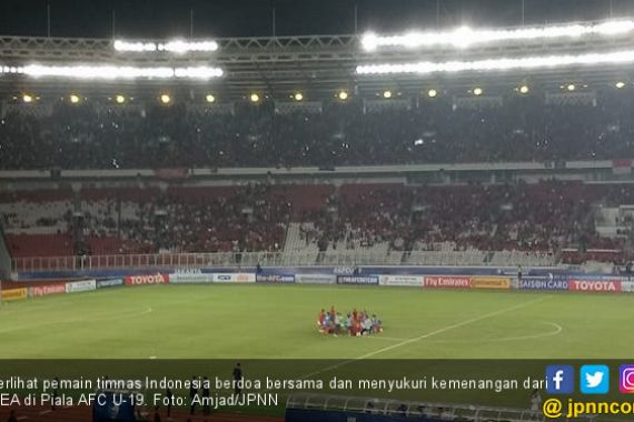 Gelar Ritual Syukur Kemenangan Timnas, SUGBK Pun Hening - JPNN.COM