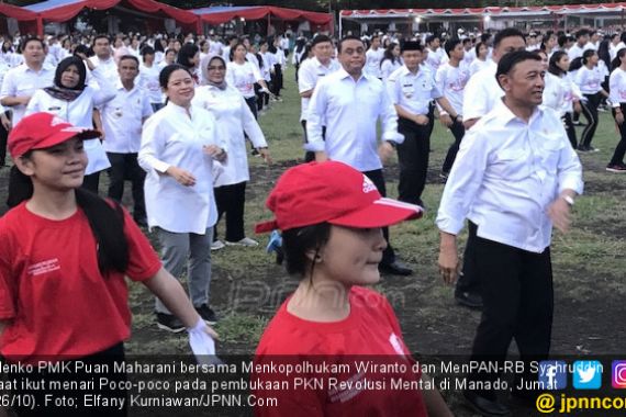Buka PKN Revolusi Mental di Manado, Mbak Puan Ikut Poco-poco - JPNN.COM