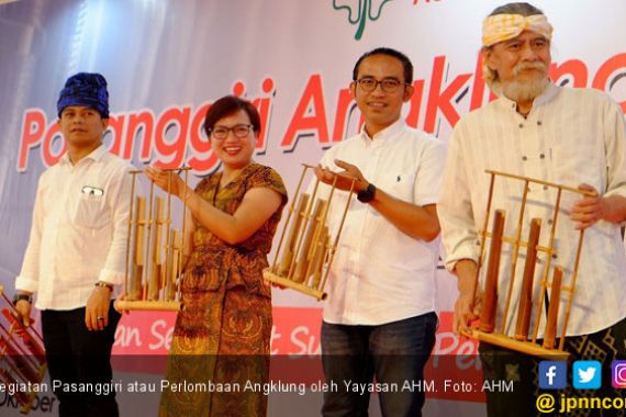 Giat Yayasan AHM Lestarikan Budaya Angklung - JPNN.COM