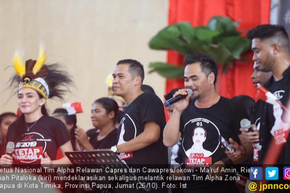 Tim Alpha Zona Papua: Bareng Jokowi Amin #2019TetapPancasila - JPNN.COM