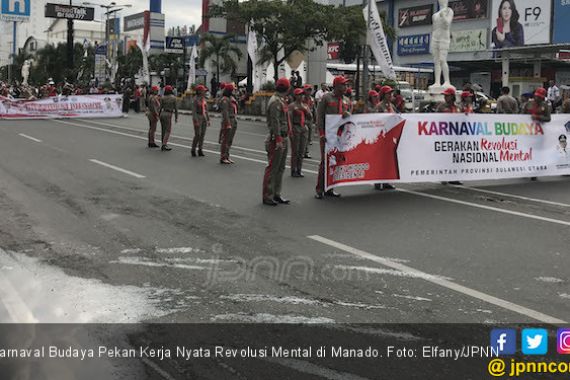 Karnaval Budaya Tutup PKN Revolusi Mental di Manado - JPNN.COM