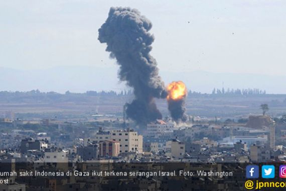 Israel Serang Gaza, RS Indonesia Rusak - JPNN.COM