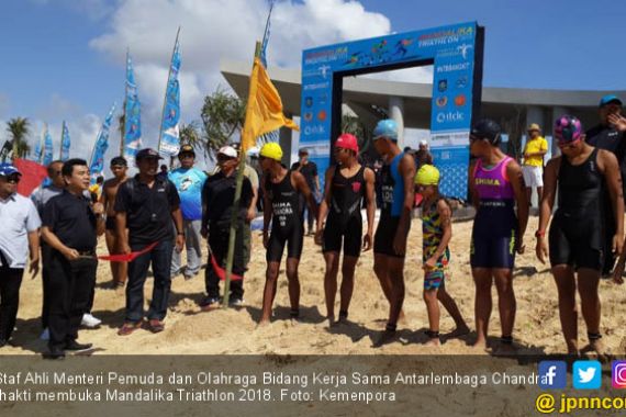 Kemenpora All Out Dukung Mandalika Triathlon - JPNN.COM